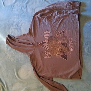 Torrid def Leppard hooded sweatshirt sz3